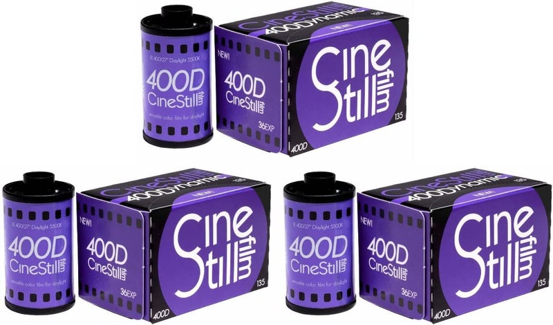 CineStill Cinestil 35mm 400 Dynamic Color Film (135, 36 EXP) 3-Pack - Image 1